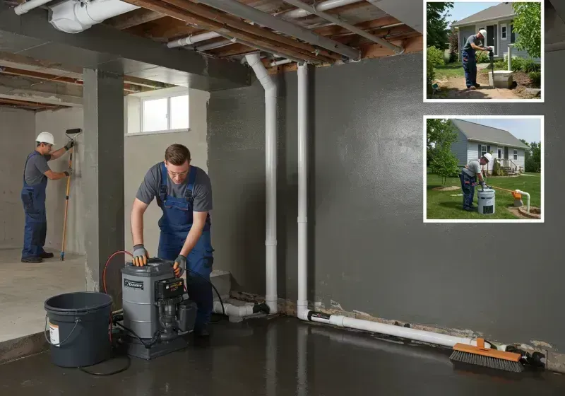 Basement Waterproofing and Flood Prevention process in Bright, IN